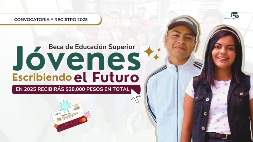 Beca Jóvenes Escribiendo el Futuro Convocatoria y Registro 2025