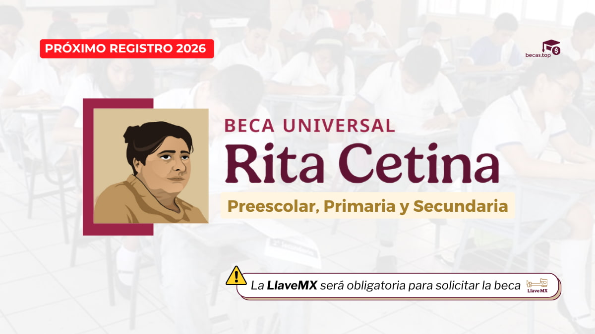 Beca Rita Cetina 2026: Registro, Requisitos, Montos y Fechas